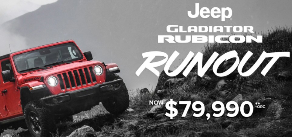 GLADIATOR RUBICON RUNOUT